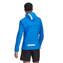 adidas Lauf-Trainingsjacke Marathon Translucent Jacke (regulär, leicht, atmungsaktiv) 2022 blau Herren